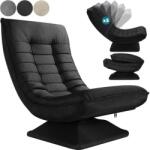 Casaria® Relaxációs fotel - fekete (109636)