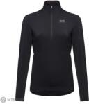 GOREWEAR TrailKPR Hybrid 1/2 Zip női kabát, fekete (XS)
