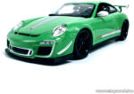 Bburago Porsche 911 GT3 RS 4.0 Premium Edition részletgazdag fém modell játék autó, zöld, 1: 18 méretarányú
