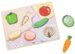 Viga Toys Puzzle în relief Viga Toys - Legume (44703) Puzzle