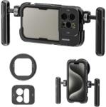 Neewer Set Neewer PA023k, cușcă ultra-stabilizatoare + 2x mâner pentru iPhone 15, 15 PRO (10103134)