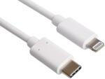 PremiumCord Lightning - USB-C USB töltő- és adatkábel MFi az Apple iPhone/iPad készülékhez, 1m (kipod53)