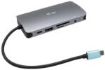 i-tec USB-C Metal Nano Dock HDMI/VGA LAN Power Delivery 100W töltő 100W (csomag) (C31NANOVGA100)