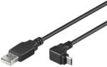 PremiumCord kábel micro USB 2.0, A-B, 90°, 3m (ku2m3f-90)