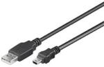 PremiumCord USB 2.0 kábel, A-B mini, 5-pin, 2m (ku2m2a)