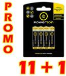 Powerton ENERGY ALKAMAX Eldobható AAA lúgos elem, 12x4-es csomagolásban