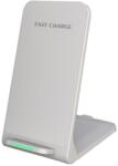 1stCOOL QI vezeték nélküli töltő H18, összecsukható állvány, USB-C, fehér (H18 White)