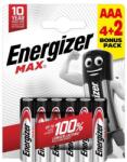 Energizer LR03/6 Max AAA 6 csomag Energizer LR03/6 Max AAA 6 csomag (EU006)