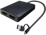 i-tec USB-A/USB-C Dual 4K DP videó adapter (CADUAL4KDP) - tonerpartners