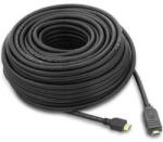 PremiumCord HDMI High Speed with Ether. kábel erősítővel, 10m, 3x árnyékolás, M/M, aranyozott csatlakozók, fekete színű (kphdmer10)