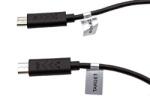 PremiumCord USB 2.0 kábel két okostelefon csatlakoztatásához, microUSB B(M)- microUSB B(M), 0, 3m, OTG (kur-20)