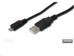 PremiumCord USB 2.0 A - Micro B kábel 1m (ku2m1f)