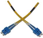  Optikai patch kábel duplex, SC-SC 9/125um SM 3m, OS2 (1022)