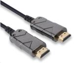 PremiumCord Ultra High Speed HDMI 2.1 optikai kábel 8K@60Hz, aranyozott 25m (kphdm21x25)
