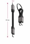 SWISSTEN Mágneses Kulcstartó Kábel Usb-c / Usb-c 9, 7 Cm (71551040)