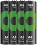 GP Batteries GP Újratölthető akkumulátor. ReCyko Pro AA (HR6) 2000mAh - 4db (1032224200)