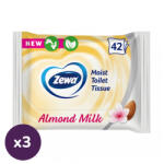 Zewa Almond Milk nedves toalettpapír (3x42 db)