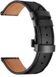 Huawei Watch 4 / Watch 4 Pro okosóra szíj - Xpro - fekete bőr szíj (22 mm) - graffistore