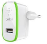 Belkin F8J052vfGRN hálózati töltő 10Watt/2.1A fehér-zöld (F8J052vfGRN) - notebook-alkatresz