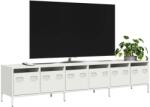 vidaXL fehér hidegen hengerelt acél TV-szekrény 202 x 39 x 43, 5 cm (3307154)