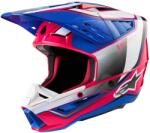 Alpinestars S-M5 Sail motokrossz bukósisak fehér-rózsaszín-kék