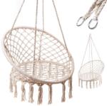  Függőhinta, függőszék, 80cm, ekrü (KX7629)