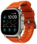  Nomad Rugged Strap, orange/silver - Apple Watch Ultra (49mm) 8/7 (45mm)/6/SE/5/4 (44mm)/3/2/1 (42mm)