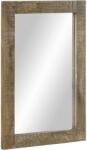 vidaXL fürdőszoba tükör 50x2, 5x70 cm tömörfa mangó szürke (4017823)