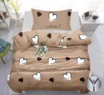  WELL HEART barna pamut ágyneműhuzat Ágyneműhuzat mérete: 70 x 90 cm | 140 x 200 cm