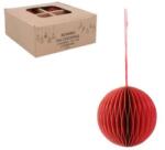  Papír dekorációk Piros 7cm 4db (AIP2020)
