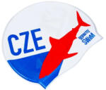BornToSwim CZE Swimming Cap Fehér/kék