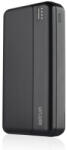 Astrum PB630 20000mAh fekete gyorstöltő PD 3.0, QC 4.0 power bank 2X USB-A (2.4A), 1X Type-C (22, 5W), li-polymer cellákkal
