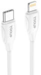 YOOUP L01-pd Type-c - Lightning Kábel (pd) 20w 2 Méter Fehér