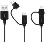 Samsung EP-DG950DBE fekete gyári USB - Type-c & Micro USB combo adatkábel