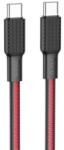 hoco. X69 Jaeger Usb Type-c / Type-c Kábel 60w 1 Méter Fekete-piros