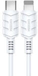 Kakusiga Ksc-710 Kuge Usb Type-c / Lightning Pd Kábel 20w 1.2 Méter Fehér