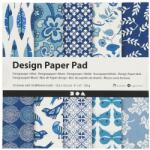  Scrapbooking papír blue / 15.2 x 15.2 cm - 50 lapos (kreatív)