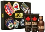 Dsquared2 Dsquared Wood For Him Set cadou pentru barbati EDT 100 ml + 100 ml gel de duș + breloc
