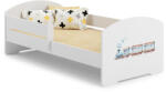 Kobi LUK gyerekágy 160x80 korlátokkal - Train