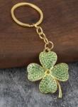  Lucky Clover Négylevelű Lóhere Kulcstartó, Táskadísz