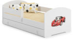 Kobi Gyermekágy Luk 160x80 fiókkal - Versenyautó