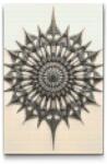  Gyémántszemes kirakó - Minimalista mandala Méret: 40x60cm, Keretezés: Kartonlemezen, Gyémántok: Kerek