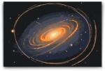  Festés számok szerint - Galaxis, Tejút Méret: 40x60cm, Keretezés: Műanyagtáblával