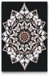  Festés számok szerint - Árnyék mandala Méret: 40x60cm, Keretezés: Műanyagtáblával