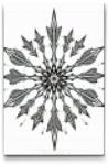  Gyémántszemes kirakó - nyíl mandala Méret: 40x60cm, Keretezés: Műanyagtáblával, Gyémántok: Kerek