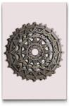  Festés számok szerint - Technikai mandala Méret: 20x30cm, Keretezés: Műanyagtáblával