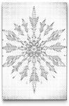  PontPöttyöző - nyíl mandala Méret: 40x60cm, Keretezés: Műanyagtáblával, Szín: Fekete