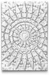  PontPöttyöző - Kő mandala Méret: 20x30cm, Keretezés: Műanyagtáblával, Szín: Zöld