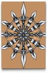  Festés számok szerint - Kard mandala Méret: 20x30cm, Keretezés: Kartonlemezen