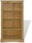 vidaXL Corona Mexikói Fenyőfa Könyvespolc - 4 Polc - 81x29x150 cm (243743)